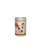 DOG'S LOVE BIO RIND - ekologiczna wołowina z ryżem, cukinią i jabłkiem (400g)