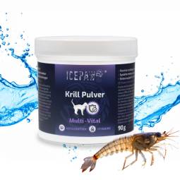 ICEPAW CAT Krill Pulver – kryl arktyczny w proszku dla kota (90g)