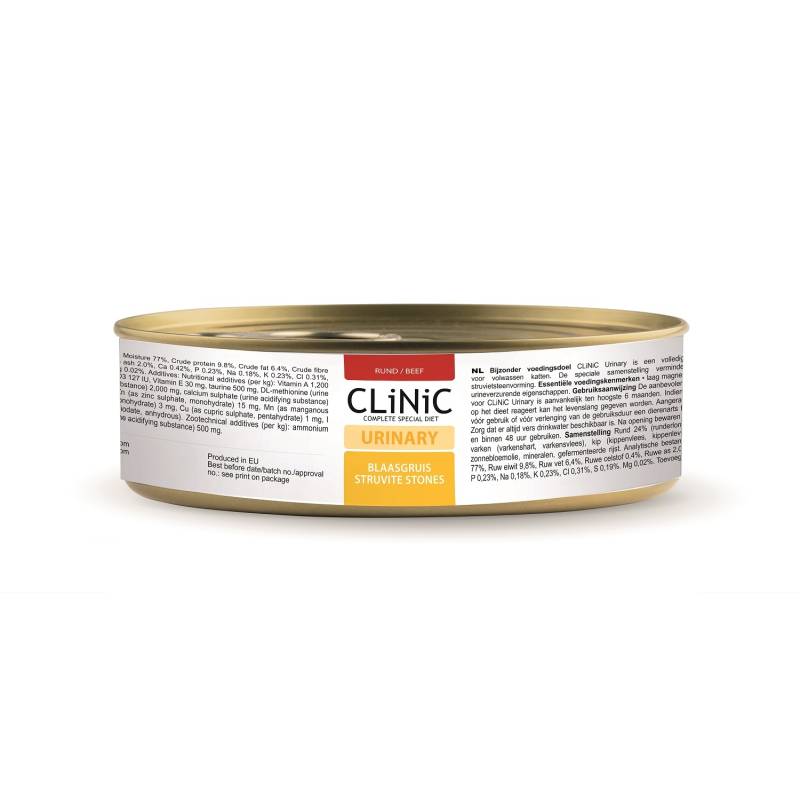 CLiNiC Cat Urinary Beef - mokra karma weterynaryjna na struwity dla kotów (100g)