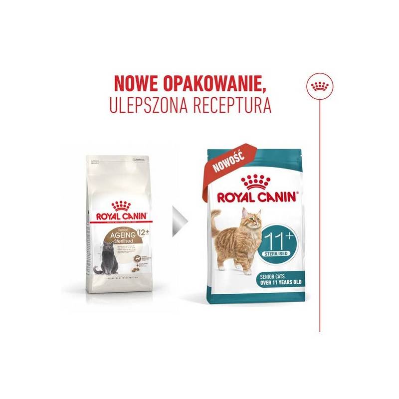 Royal Canin Ageing +11 Sterilised karma sucha dla kotów dojrzałych, sterylizowanych 2kg