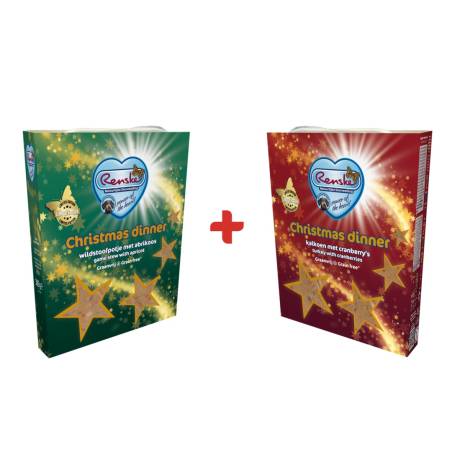 RENSKE Dog Christmas Dinner - zestaw świątecznych karm dla psa (2x395g)