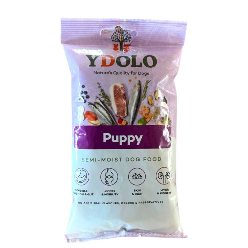 YDOLO Puppy - wieprzowina Iberico i ryby - karma półwilgotna dla szczeniąt (100g)