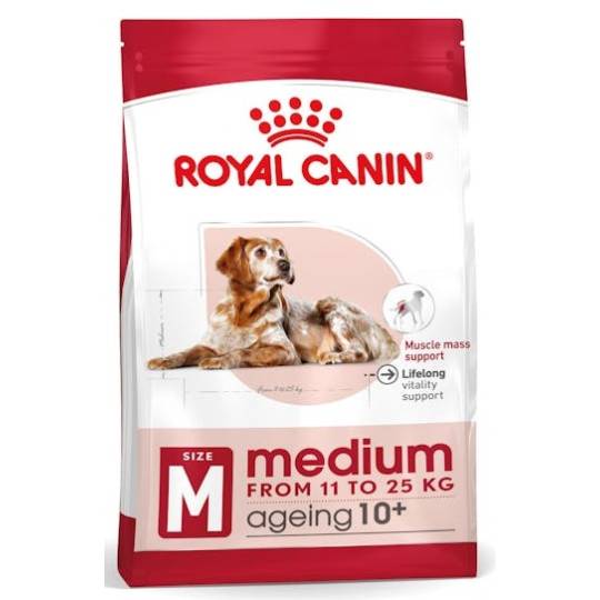 Royal Canin Medium Ageing 10+ karma sucha dla psów starszych, ras średnich 15kg