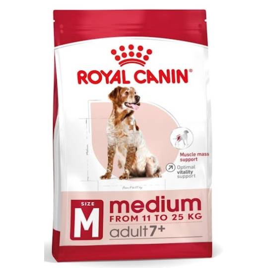Royal Canin Medium Adult 7+ karma sucha dla psów dorosłych, ras średnich 15kg