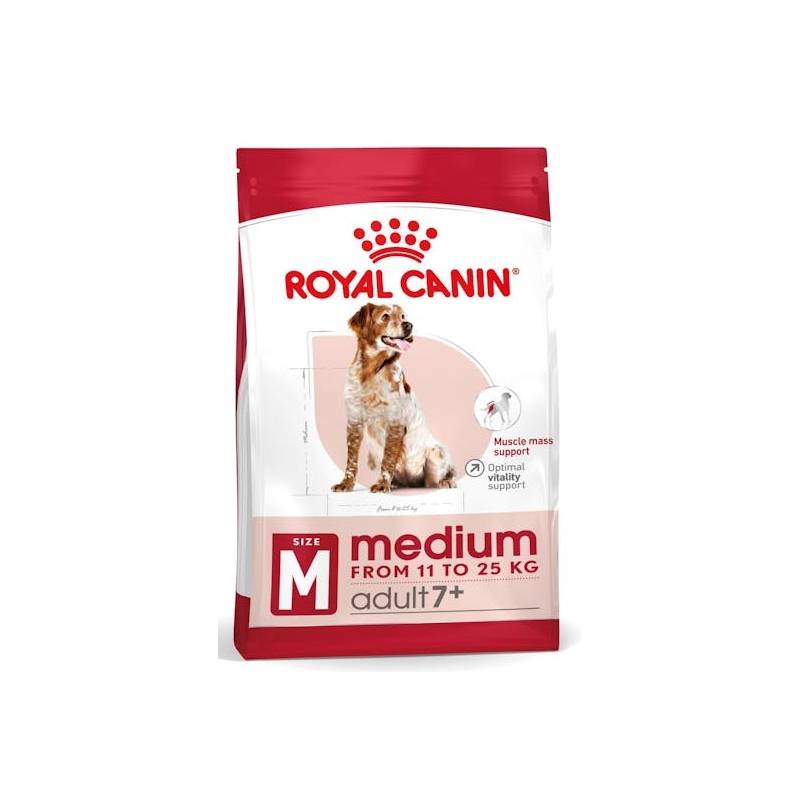 Royal Canin Medium Adult 7+ karma sucha dla psów dorosłych, ras średnich 15kg