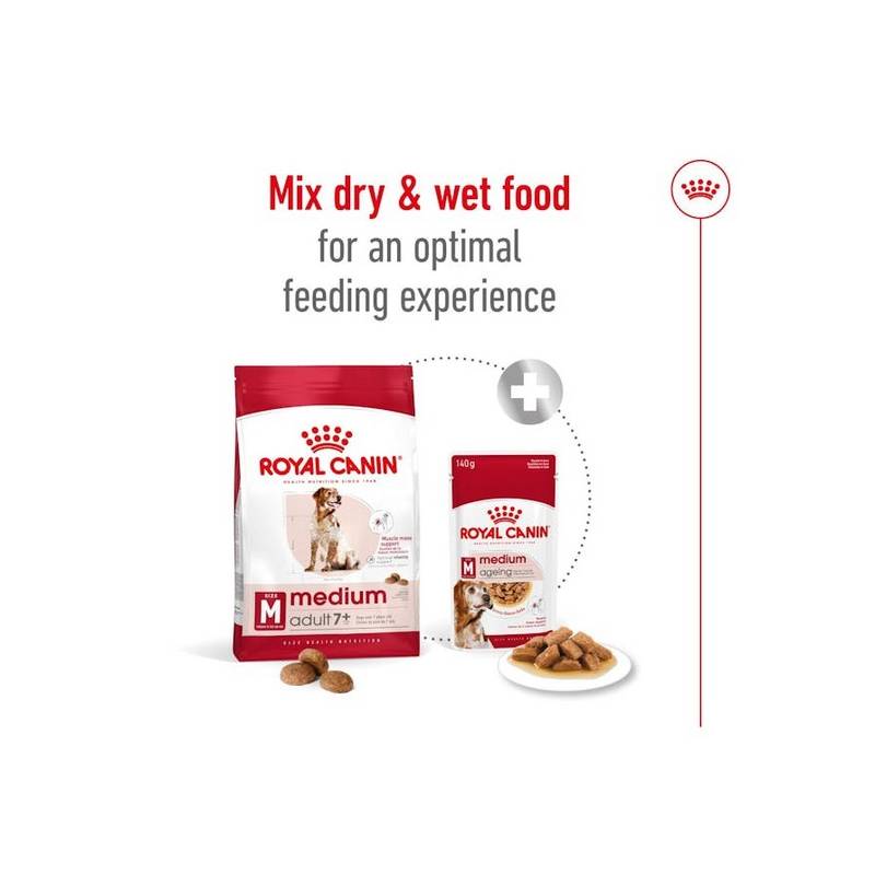 Royal Canin Medium Adult 7+ karma sucha dla psów dorosłych, ras średnich 15kg