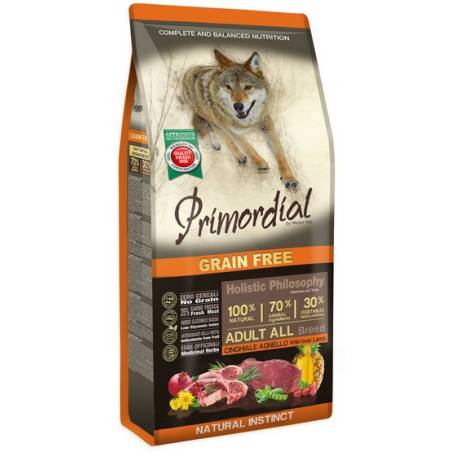 Primordial Dog Grain Free Adult Wild Boar & Lamb 12kg