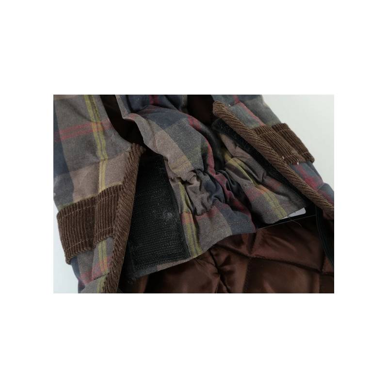 Zolux Kurtka w kratę dla psa Cheverny R.55 brązowa