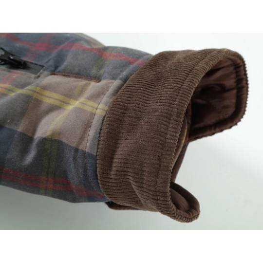 Zolux Kurtka w kratę dla psa Cheverny R.55 brązowa