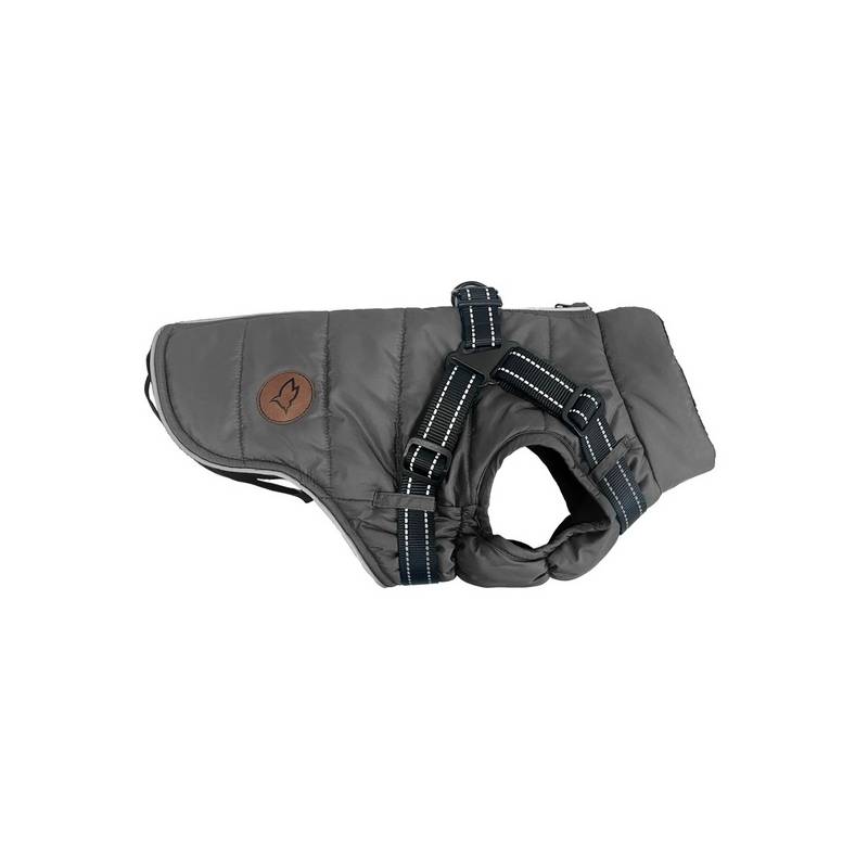 Zolux Kurtka puchowa z szelkami dla psa R.40 szara