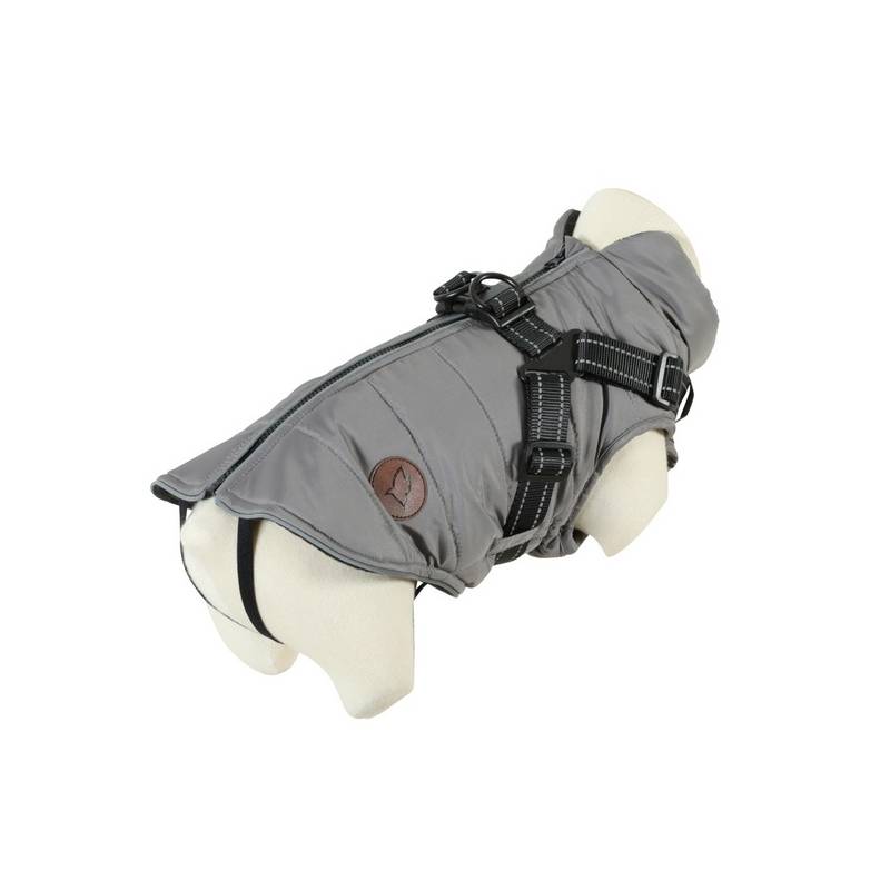 Zolux Kurtka puchowa z szelkami dla psa R.40 szara