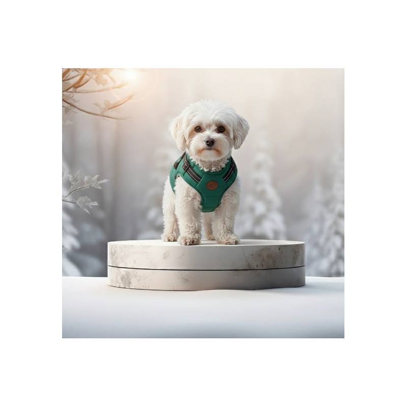 Zolux Kurtka puchowa z szelkami dla psa R.40 niebieska