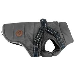 Zolux Kurtka puchowa z szelkami dla psa R.35 szara