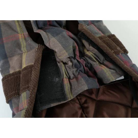 Zolux Kurtka w kratę dla psa Cheverny R.45 brązowa