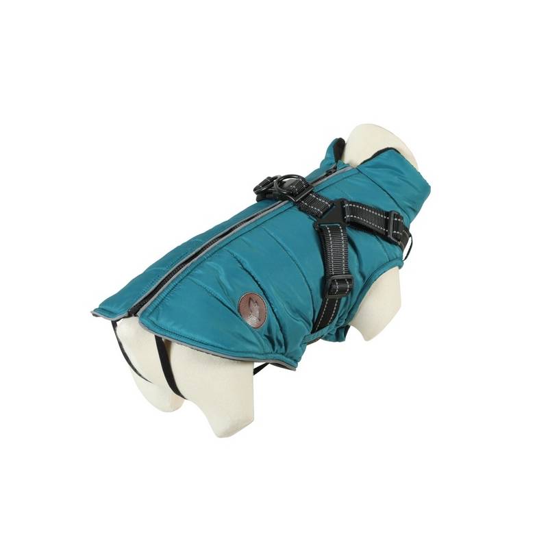 Zolux Kurtka puchowa z szelkami dla psa R.30 niebieska
