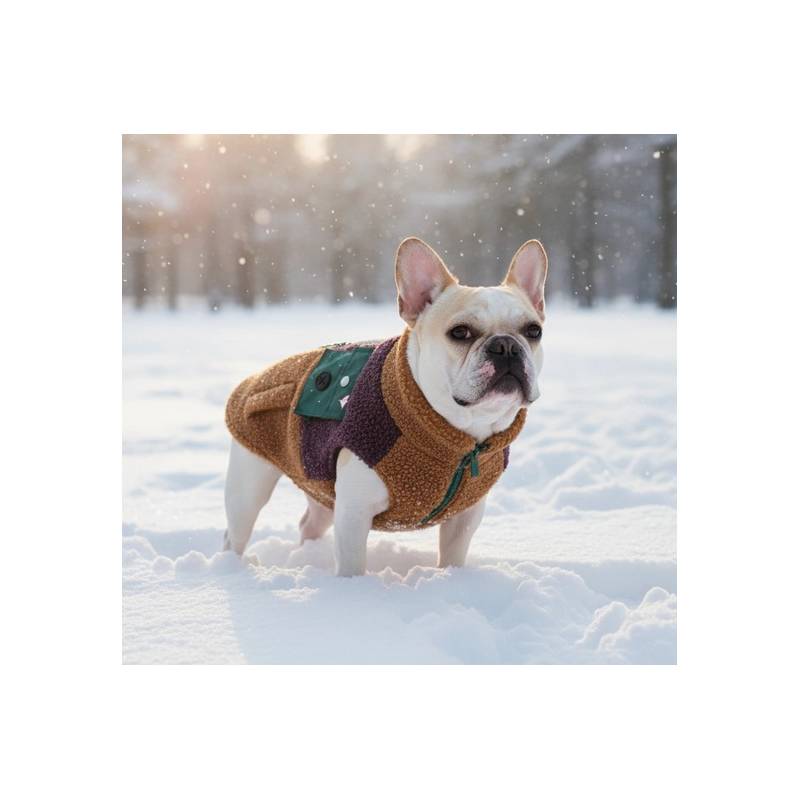 Zolux Ciepła bluza dla psa Bouclette R.50 jasnobrązowa