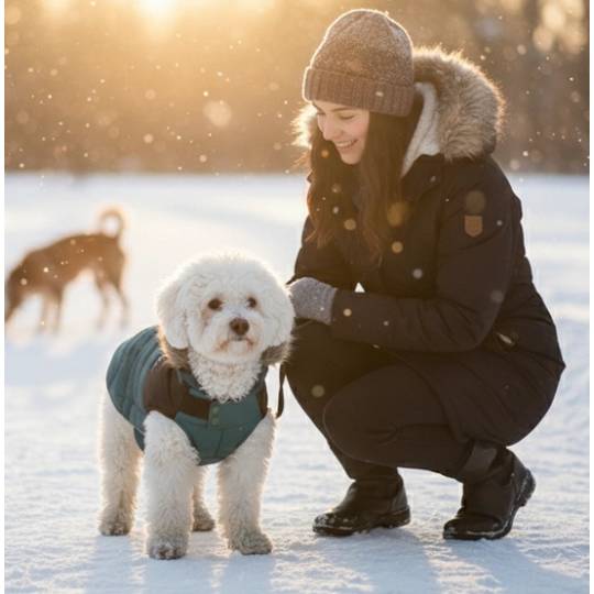 Zolux Kurtka puchowa dla psa New Mountain R.45 niebieska