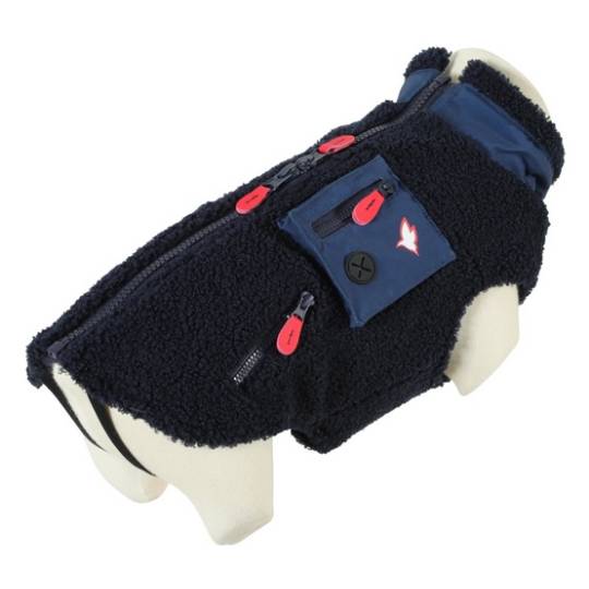 Zolux Ciepła bluza dla psa Bouclette R.45 granatowa