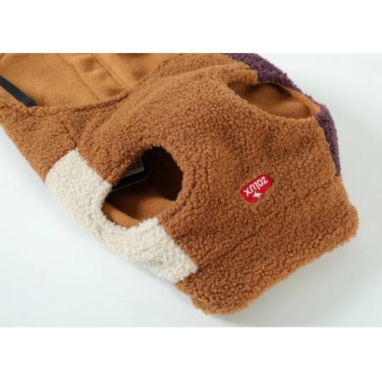 Zolux Ciepła bluza dla psa Bouclette R.35 jasnobrązowa