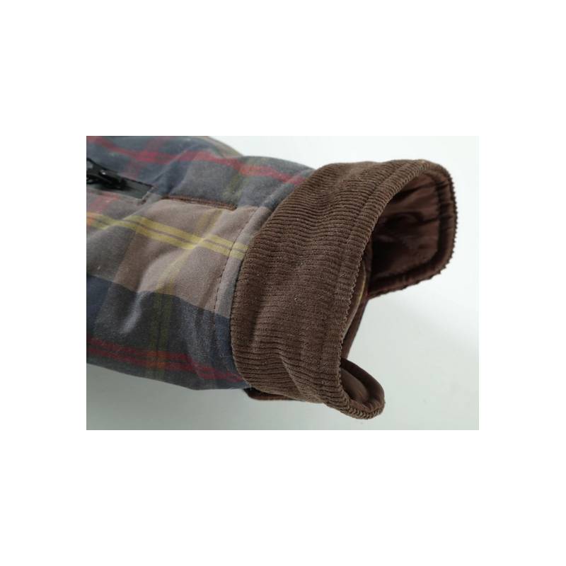 Zolux Kurtka w kratę dla psa Cheverny R.35 brązowa