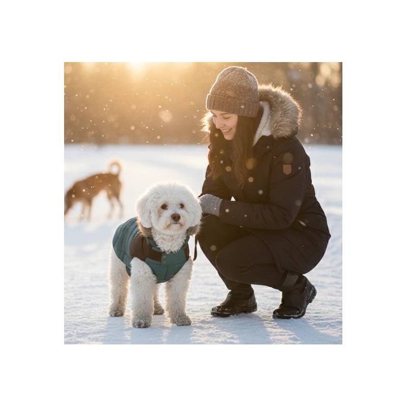 Zolux Kurtka puchowa dla psa New Mountain R.35 niebieska