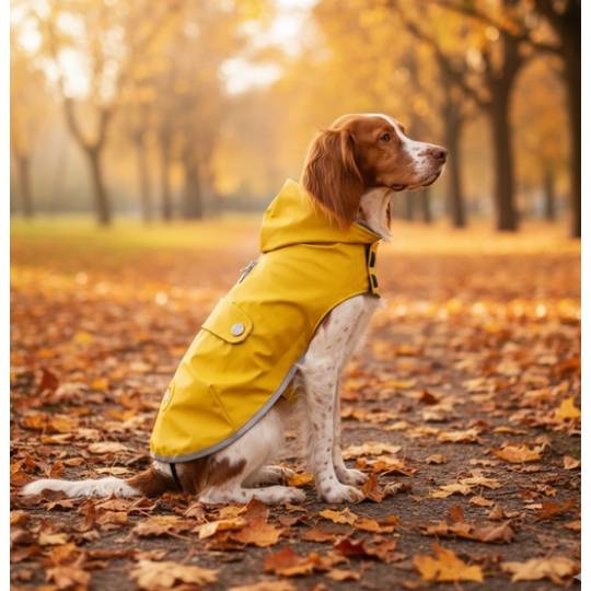 Zolux Kurtka Płaszcz wodoodporna Saint Malo R.35 żółta