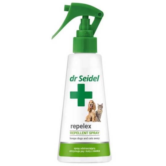 Dr Seidel Repelex - Płyn utrzymujący psy i koty z daleka 100ml