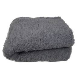 BUBA Dry Bed Legowisko bez antypoślizgów  28mm 100x75cm szare z zielonym spodem [A104]