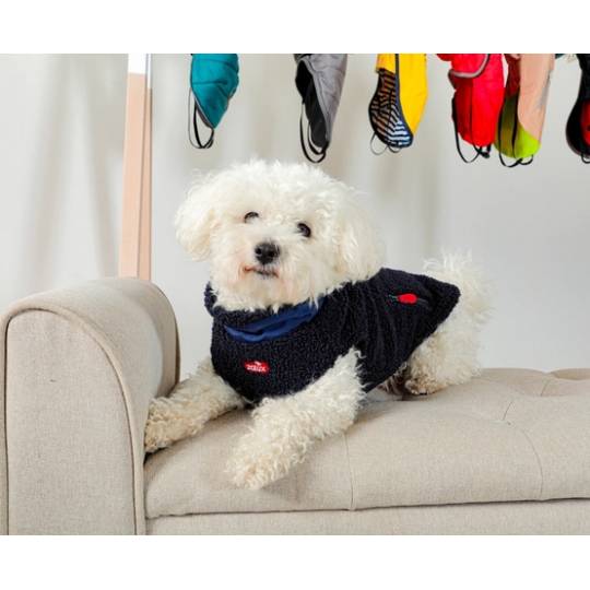 Zolux Ciepła bluza dla psa Bouclette R.35 granatowa