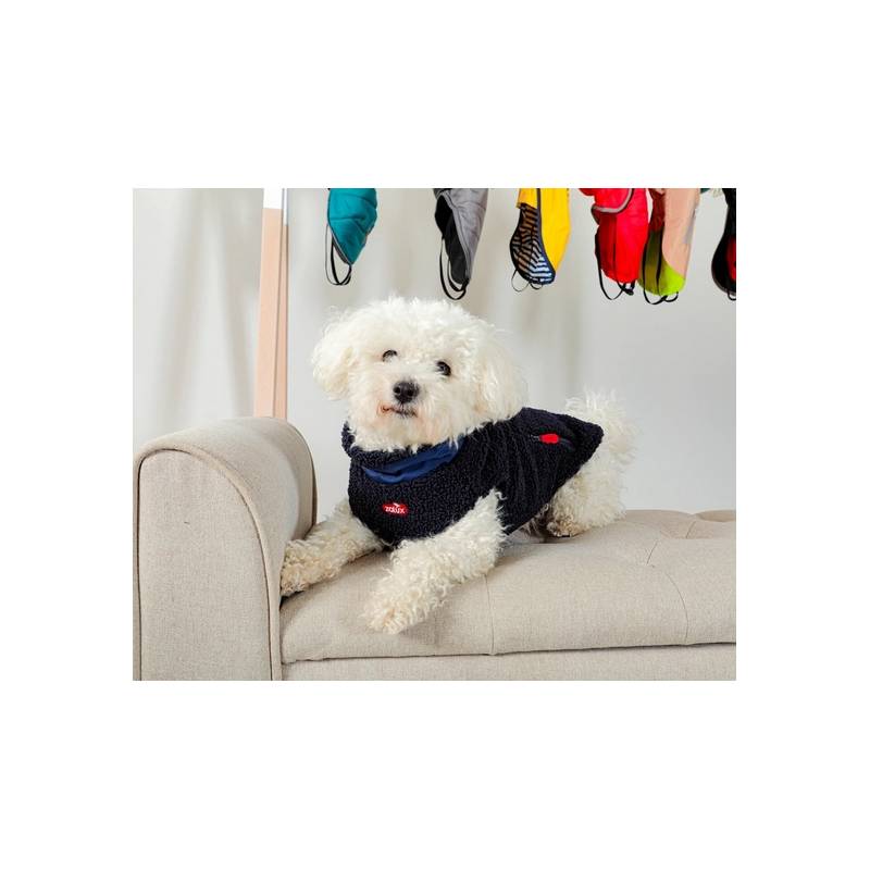 Zolux Ciepła bluza dla psa Bouclette R.35 granatowa