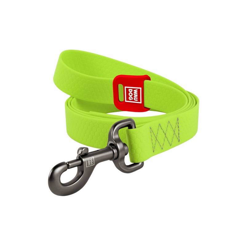 Collar Waterproof Smycz wodoodporna L-XXL 25mm/183cm jasnozielona
