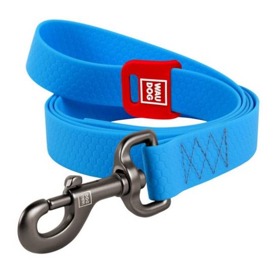 Collar Waterproof Smycz wodoodporna L-XXL 25mm/183cm niebieska