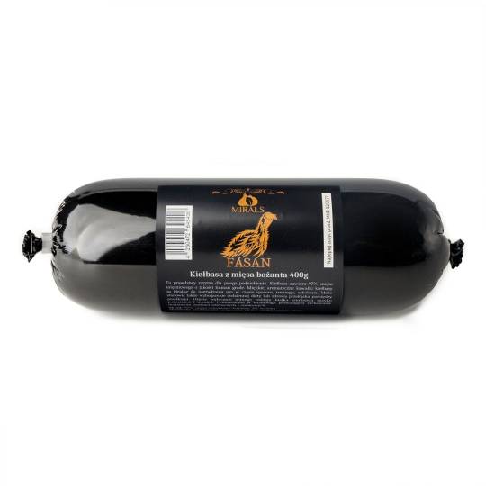MIRALS Fasan - kiełbasa z mięsa bażanta (400g)