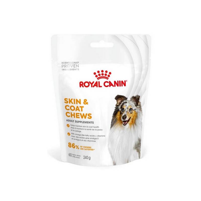 Royal Canin Skin & Coat Chews Adult Supplements 240g