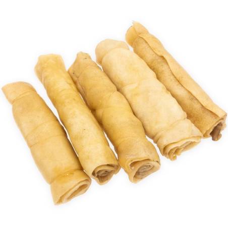 4DOGS Skóra jagnięca rollo 15cm 5szt