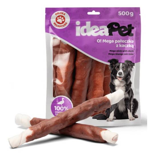 IdeaPet Mega pałeczka z kaczką 500g