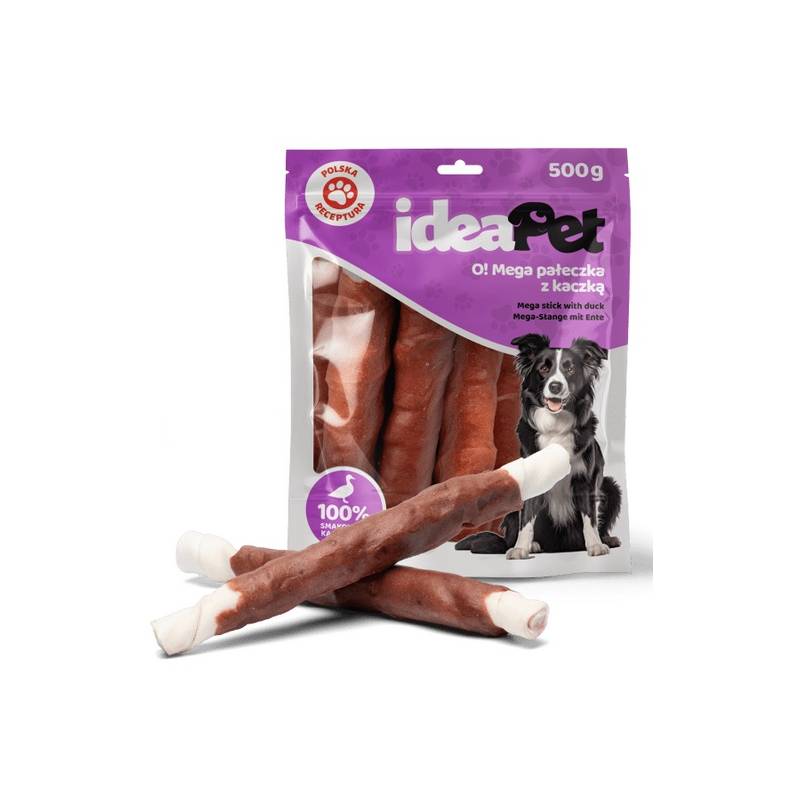 IdeaPet Mega pałeczka z kaczką 500g
