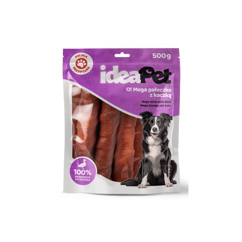 IdeaPet Mega pałeczka z kaczką 500g