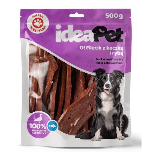 IdeaPet Fileciki z kaczką i rybą 500g