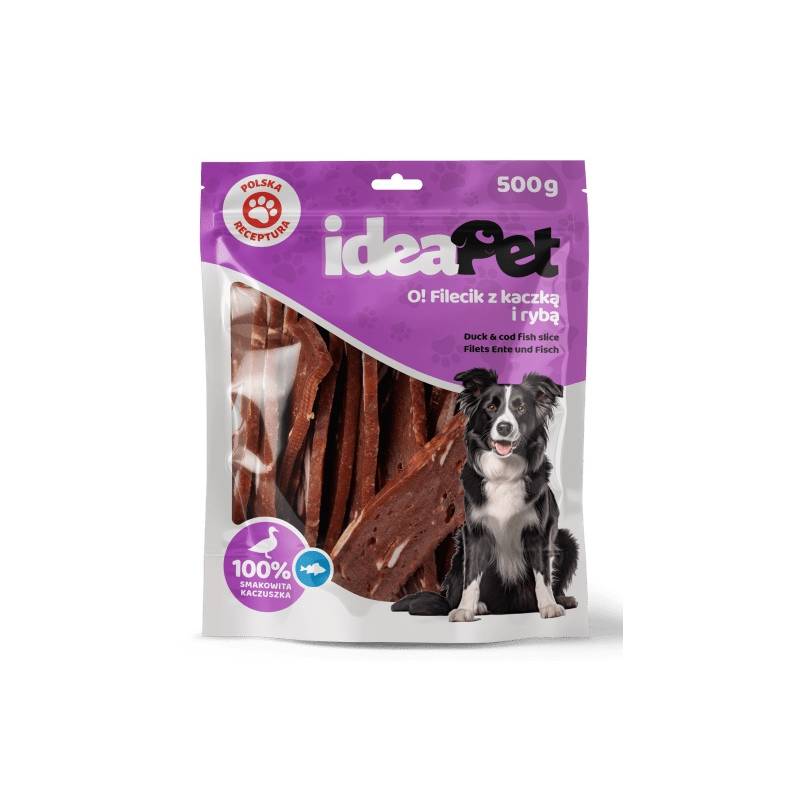 IdeaPet Fileciki z kaczką i rybą 500g