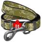 Collar WauDog Nylon Smycz nylonowa regulowana L-XXL 25mm/152-183cm, wzór MILITARY