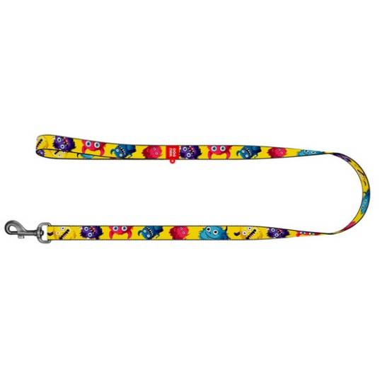 Collar WauDog Nylon Smycz nylonowa L-XXL 25mm/200cm, wzór FUTRZANE POTWORY