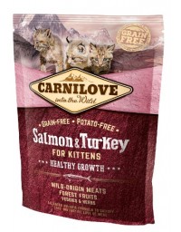 Carnilove Cat Salmon & Turkey for Kittens - łosoś i indyk 400g