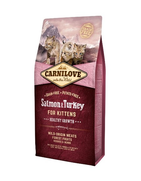 Carnilove Cat Salmon & Turkey for Kittens - łosoś i indyk 6kg
