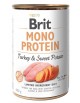 Brit Mono Protein Turkey & Sweet Potato puszka 400g