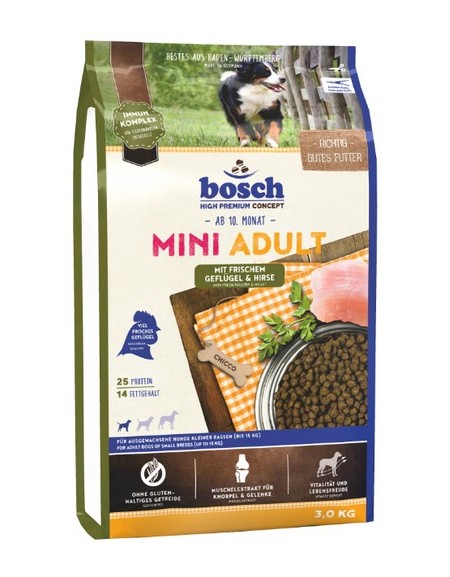 Bosch Mini Adult Geflugel & Hirse - Drób i proso 3kg