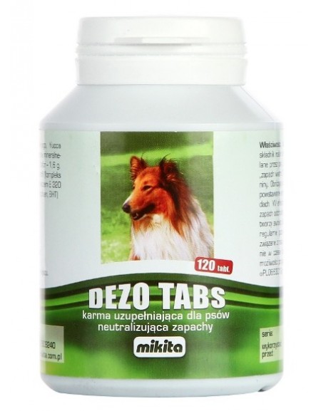 Mikita Dezotabs 120 tabletek - neutralizuje zapachy