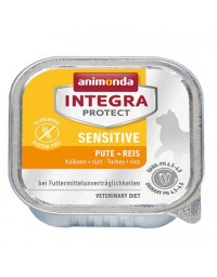 Animonda Integra Protect Sensitive dla kota - z indykiem i ryżem tacka 100g
