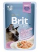 Brit Premium Cat Sterilised Fillets with Salmon sos saszetka 85g