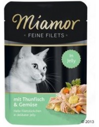 Miamor Feine Filets Tuńczyk & Warzywa saszetka 100g